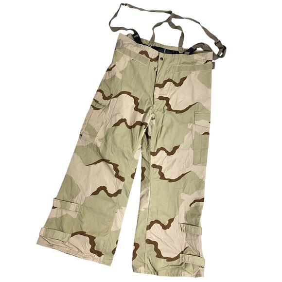 U.S. Army Other - Military Chemical Protective Pants Men Large/Regular Suspenders Chocolate Camo